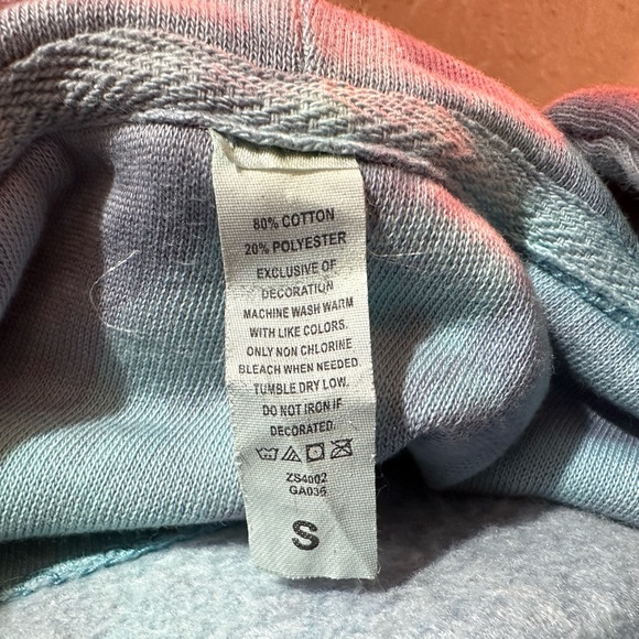 Yours Truly “Sinner & Saint” Rhinestone Tie dye Hoodie - Picture 7 of 7